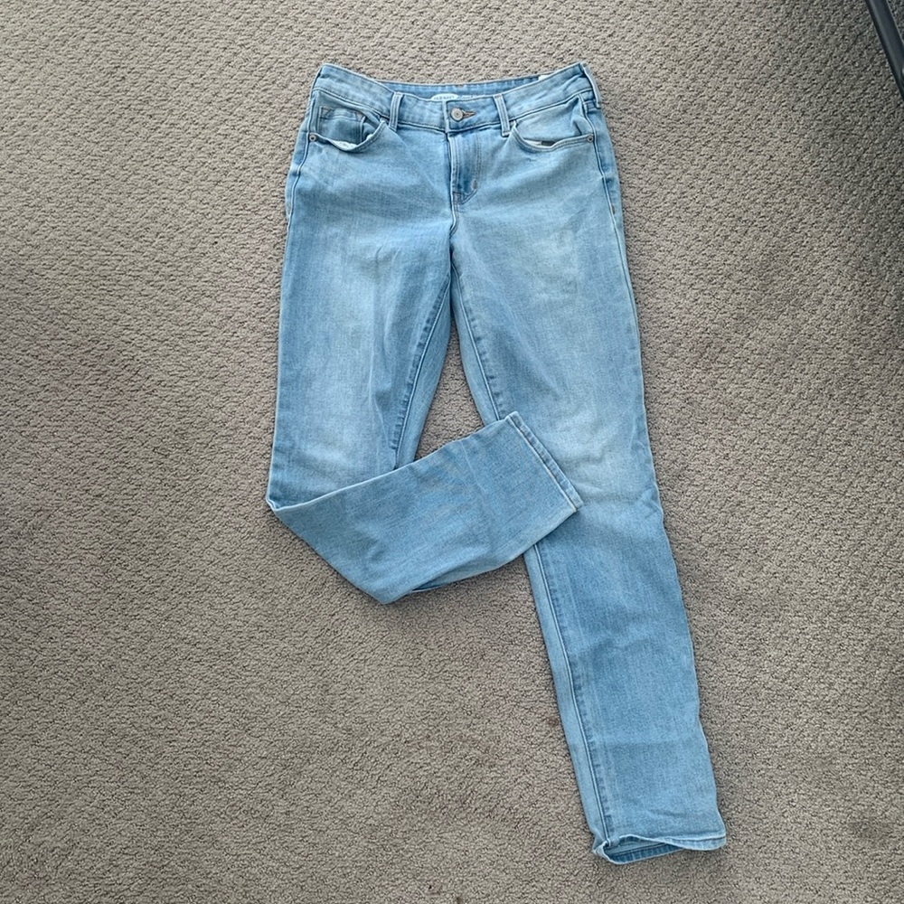 Old navy power straight jeans